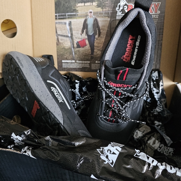 ROCKY Men's Rocky Industrial Athletix Lo-Top Composite Toe Work Shoe - Picture 4 of 13